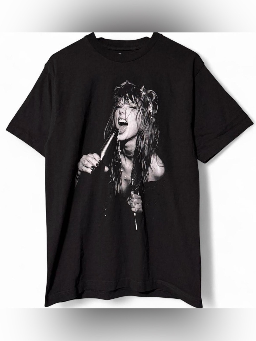 Taylor Swift black cotton t-shirt large fan made